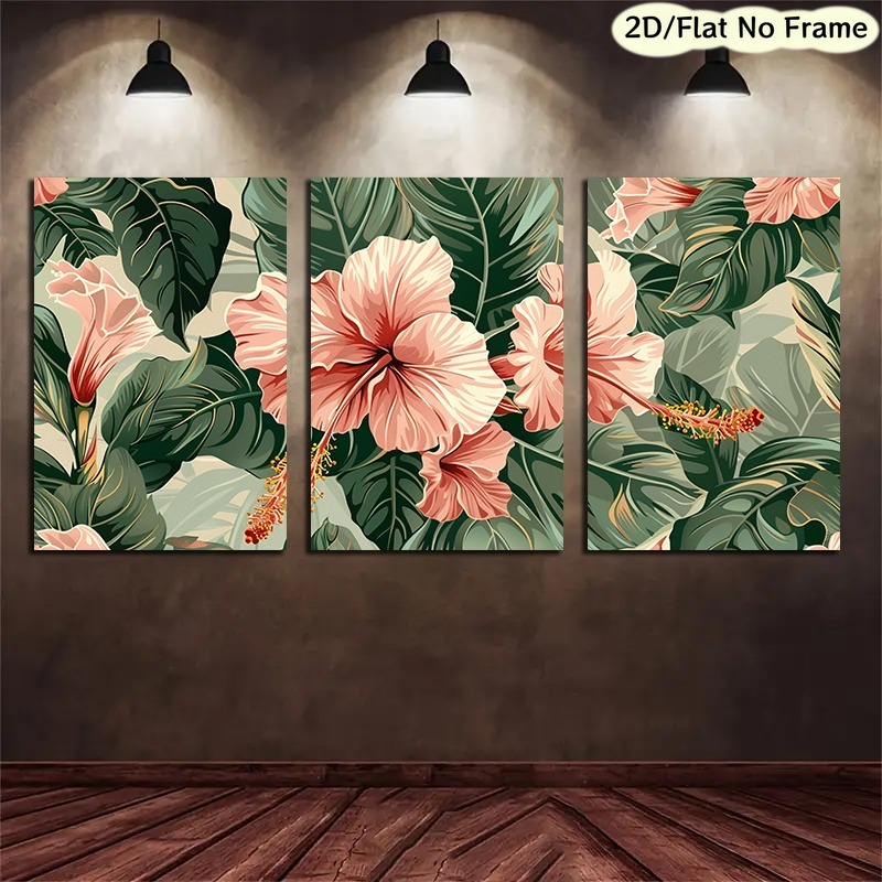 Abstract Canvas Set - (No frame)2D Flat, 2D Flat, 2D/FLAT