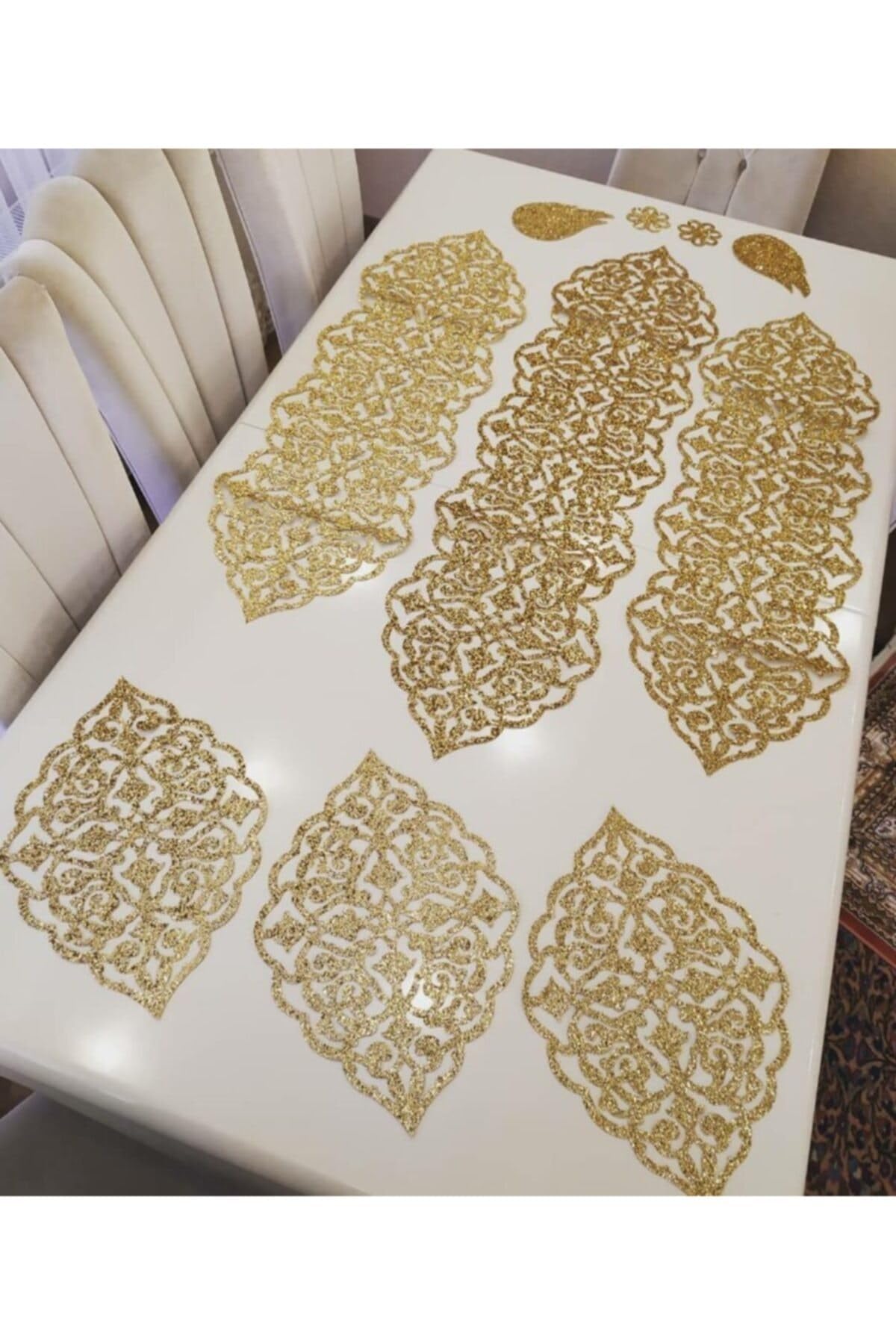 10-Piece Faux Leather Table Ru - Table Runner review and price