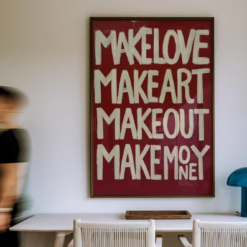 Modern,Retro Self Made Love Ki - Interior Design Living Room review and price