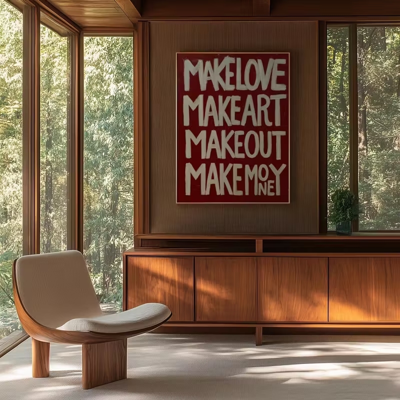 Modern,Retro Self Made Love Ki - Interior Design Living Room review and price