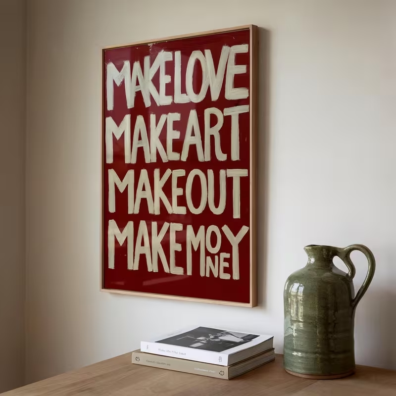 Modern,Retro Self Made Love Ki - Interior Design Living Room review and price
