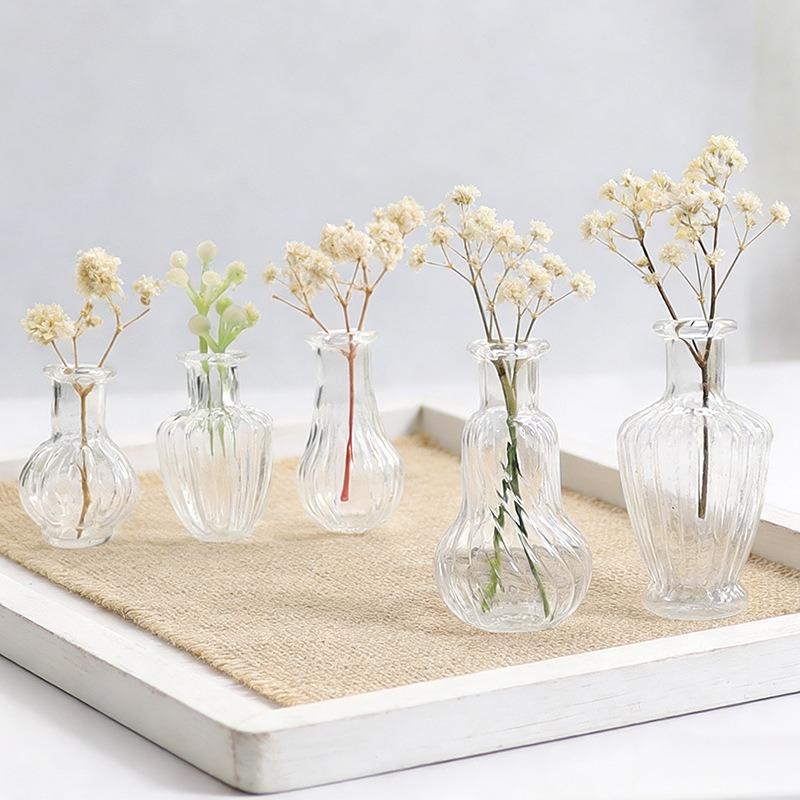 {#} 1Pcs Miniature Glass Vase  - Vase Decor review and price