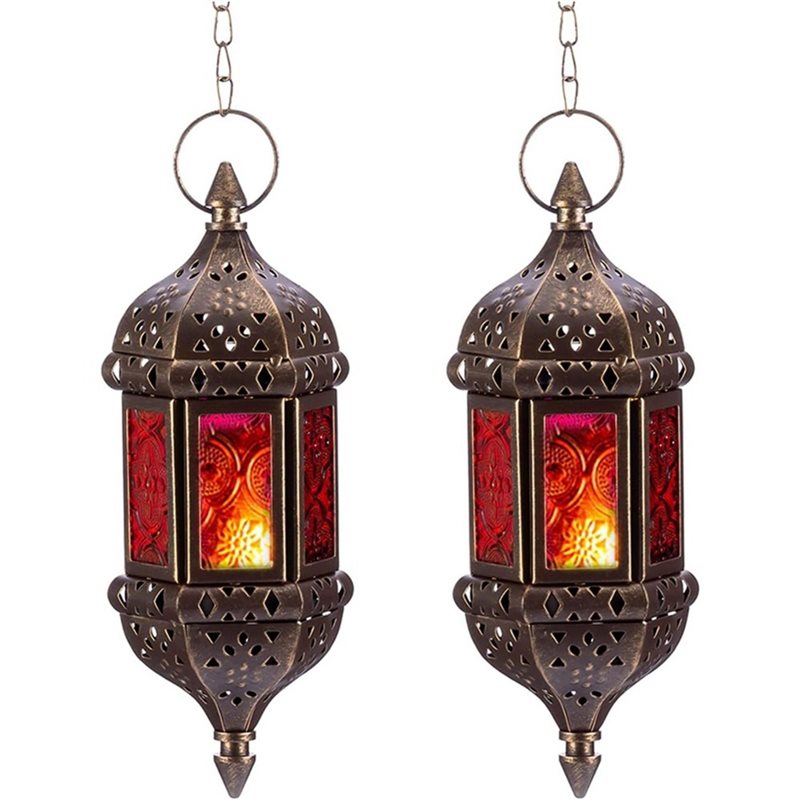 AB34-4 Pcs Hanging Hexagon Dec - Candle Holder Decor review and price