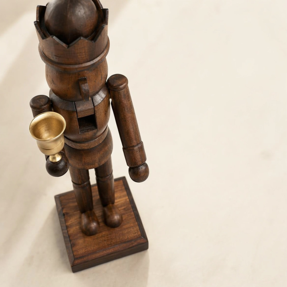 Vintage Style Nutcracker With  - Candle Holder Decor review and price