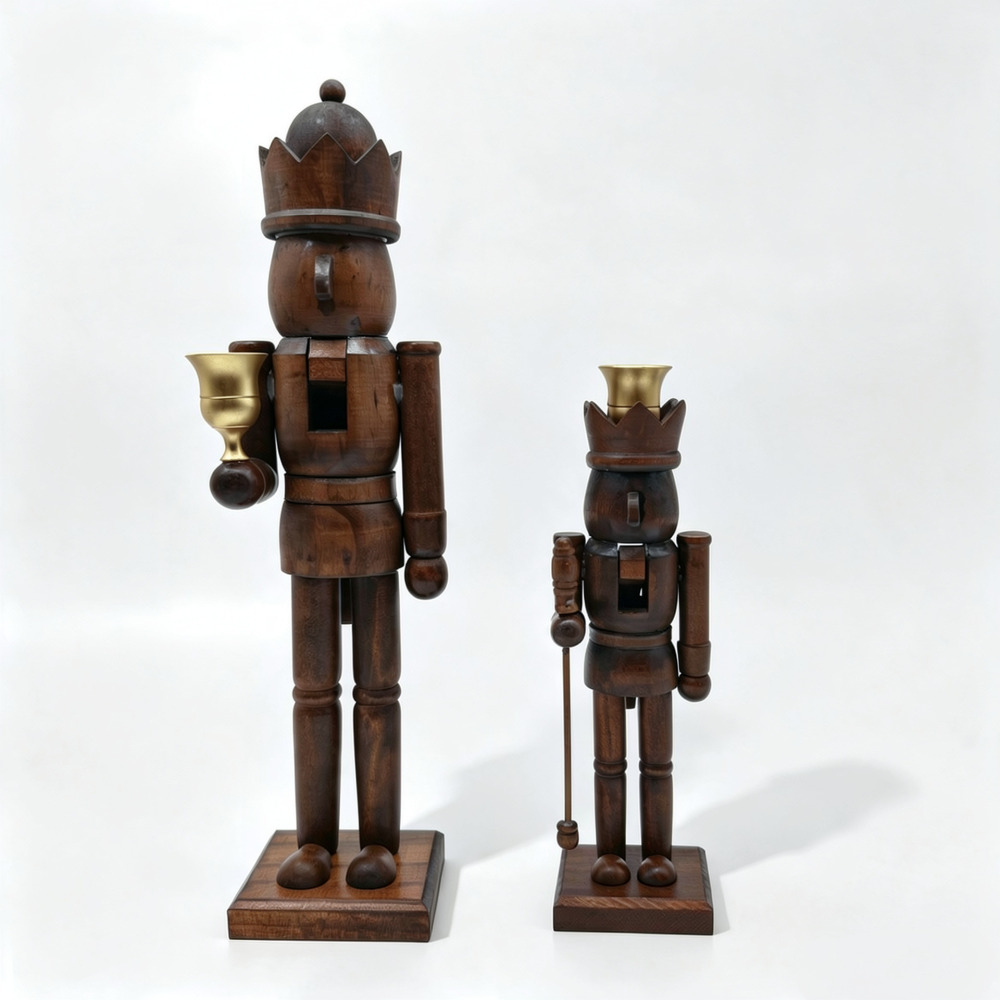 Vintage Style Nutcracker With  - Candle Holder Decor review and price