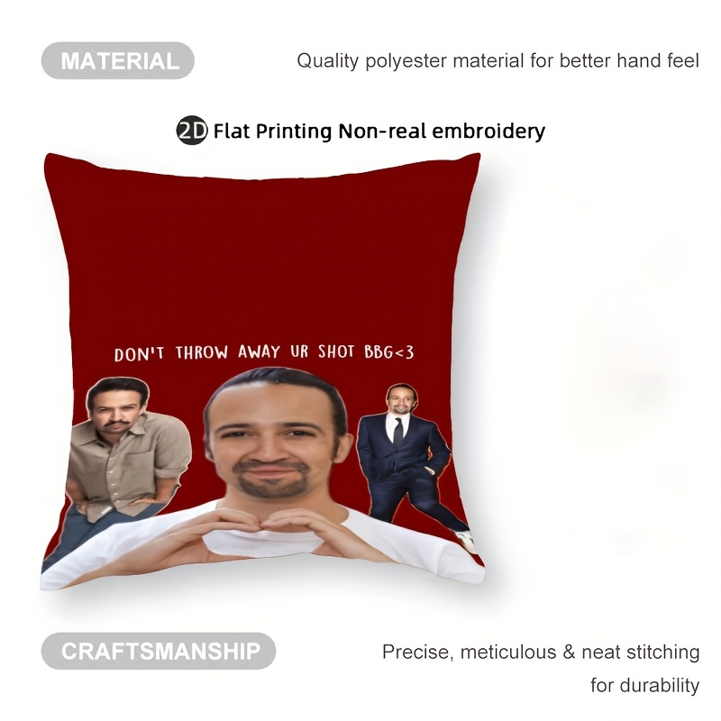 Customize 1pc Lin-Manuel Miran - Throw Pillow review and price