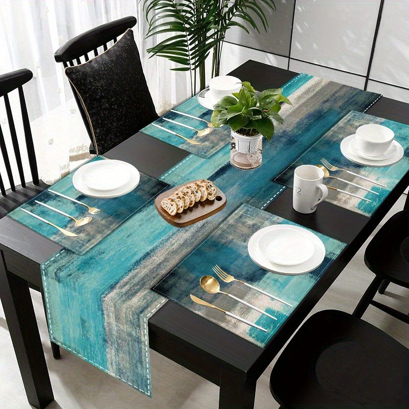 VIKAMA Morandi Abstract Ink Ta - Table Runner review and price