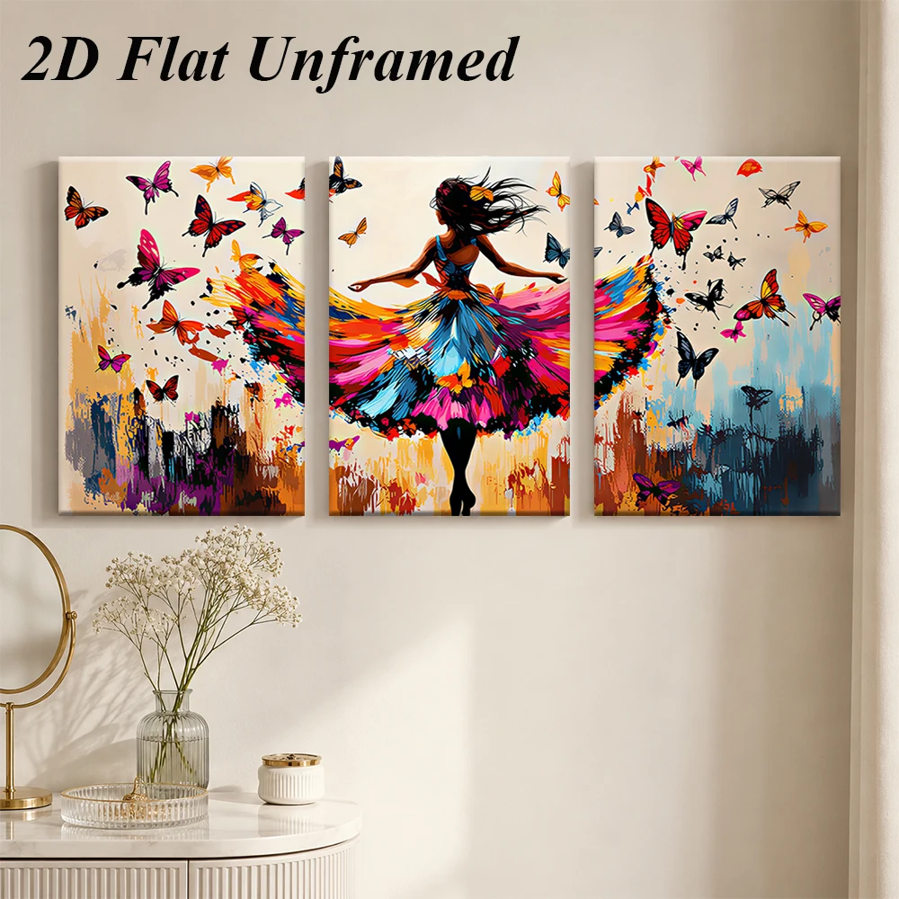 3PCS Large-sized frameless can - Abstract Canvas Set review and price