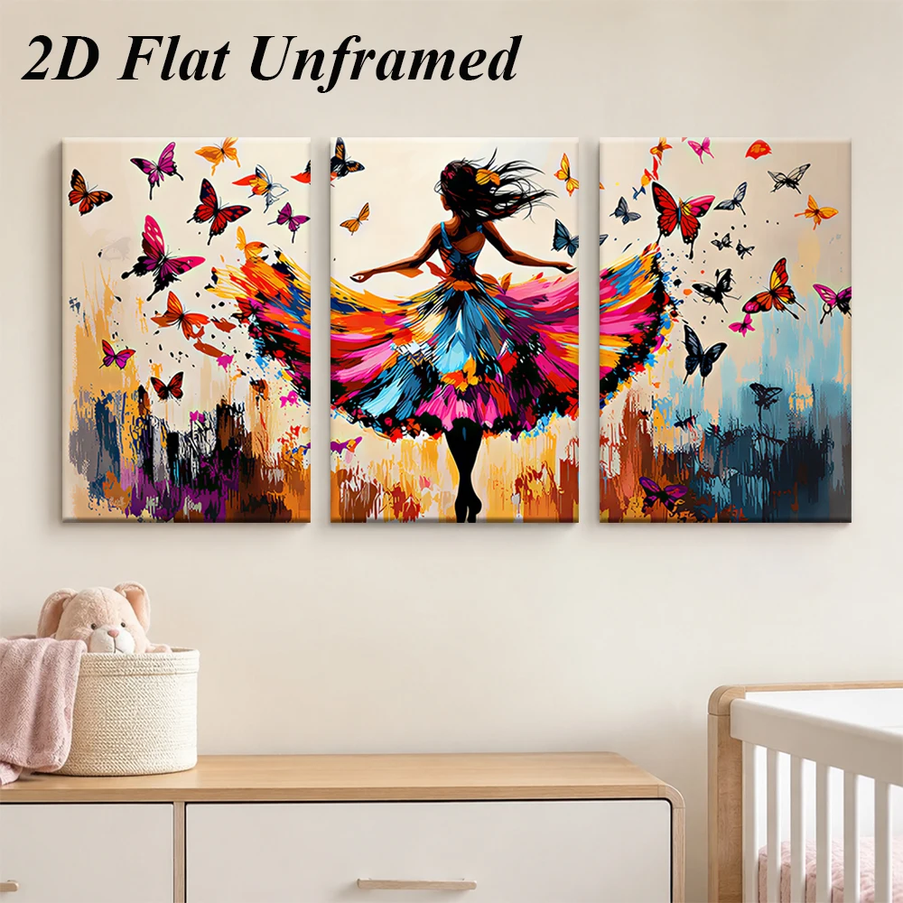 3PCS Large-sized frameless can - Abstract Canvas Set review and price
