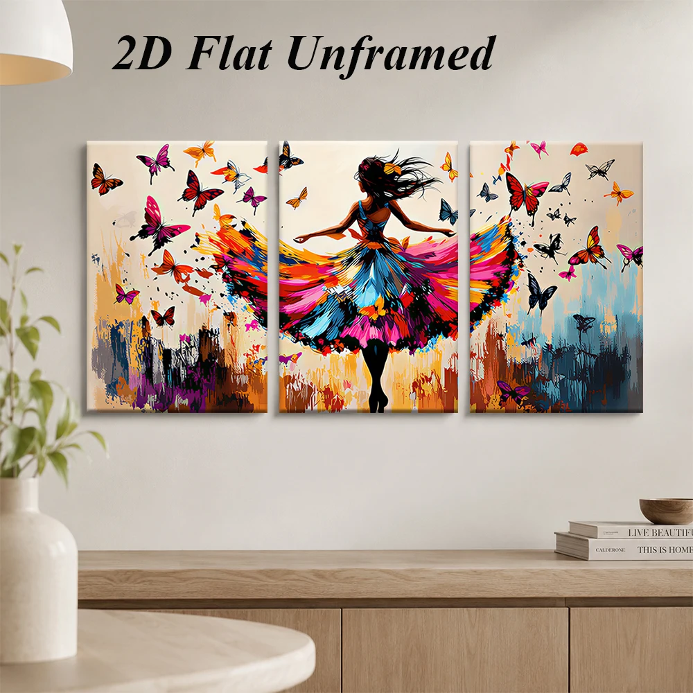 3PCS Large-sized frameless can - Abstract Canvas Set review and price