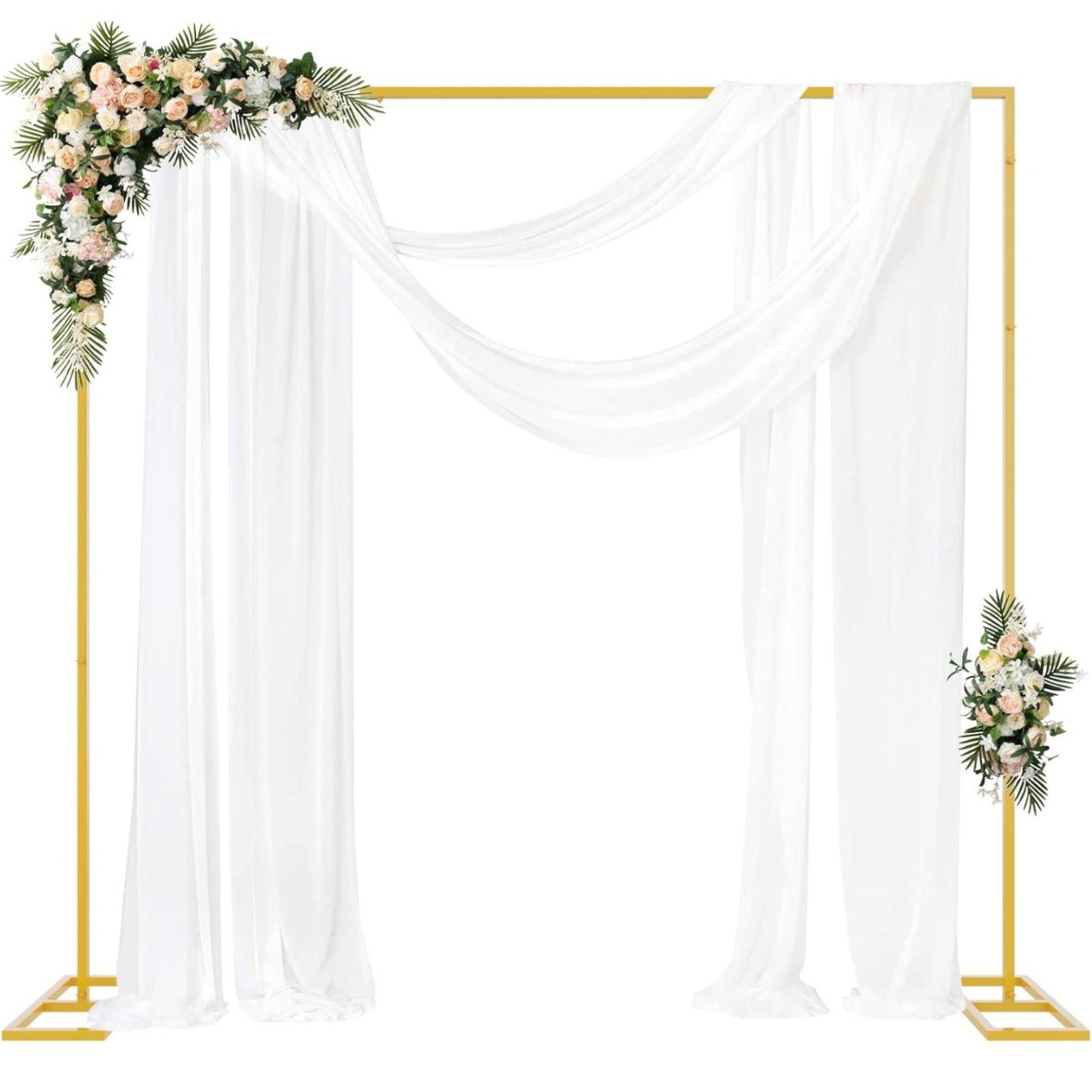 Gold Metal Square Backdrop Sta - Picture Frame review and price