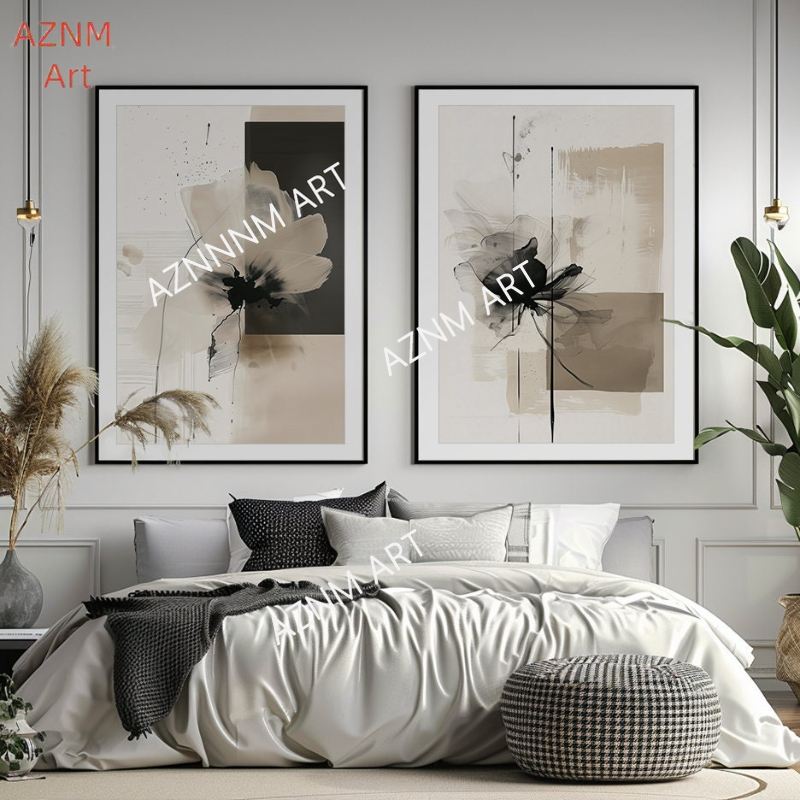 1/2Pcs Minimalist Flower Art P - Abstract Canvas Set review and price